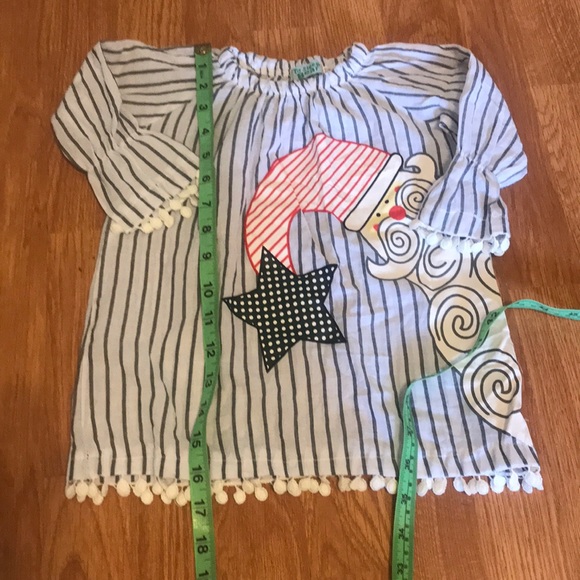 Santa Night Gown Size 2T 💕 - Picture 6 of 8